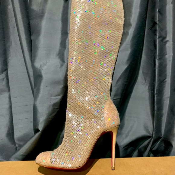 Christian Louboutin Tennissina 100 Nude - Picture 5 of 10